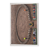 Demolition Derby Play Mat Rug - Tires